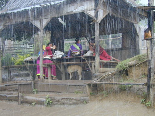 Raining in Thailand