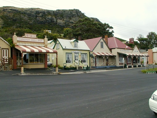 A street in Stanley, Tasmania, Australia
