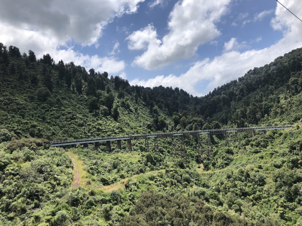 Views of the Tongariro National Park On board Dora the Northern Explorer Train