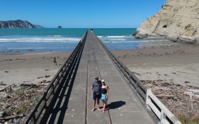 Our stay in Tolaga Bay in pics