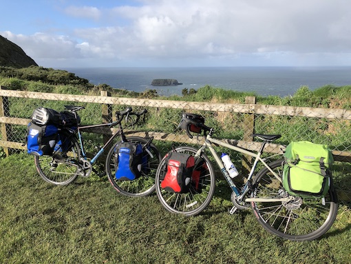 Touring bicycles on the Causeway Coast