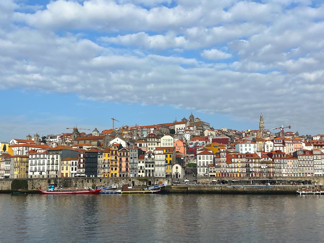 The skyline of the city of Porto in Portugal