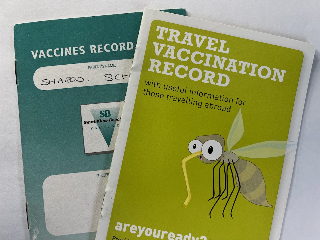 Travel Vaccinations Record Travel Vaccination Record Books