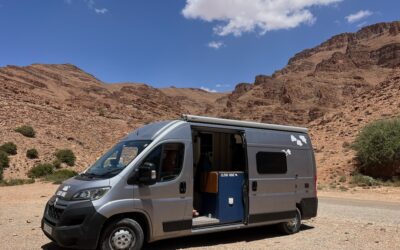Driving a camper van in Morocco